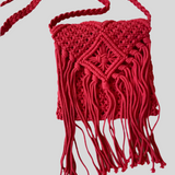 Macramé Fringe Crossbody