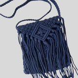 Macramé Fringe Crossbody