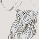 Macramé Fringe Crossbody