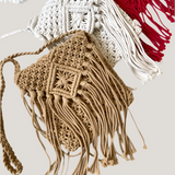 Macramé Fringe Crossbody