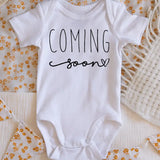 Coming Soon Pregnancy Announcement Baby Bodysuit