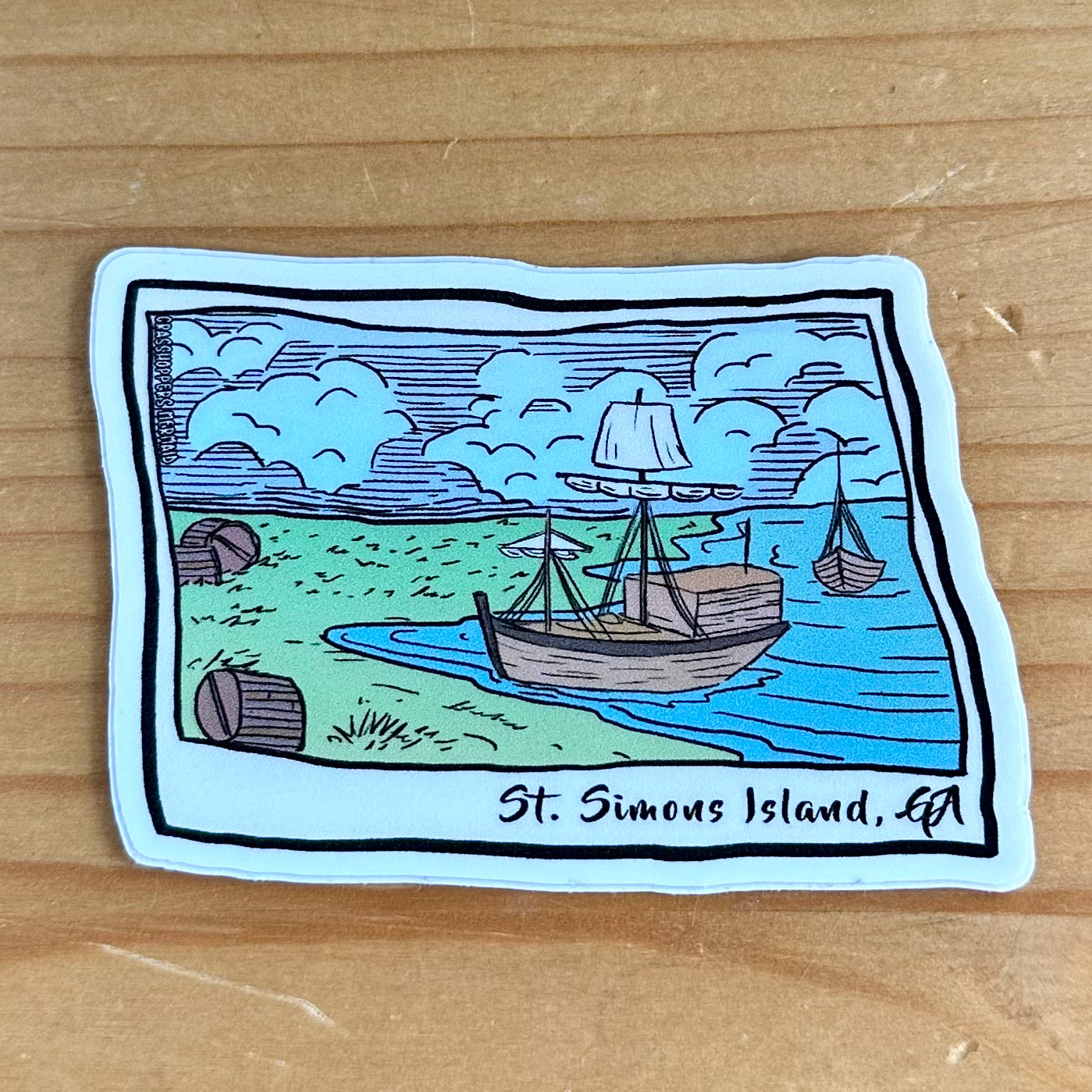 Golden Isles Stickers