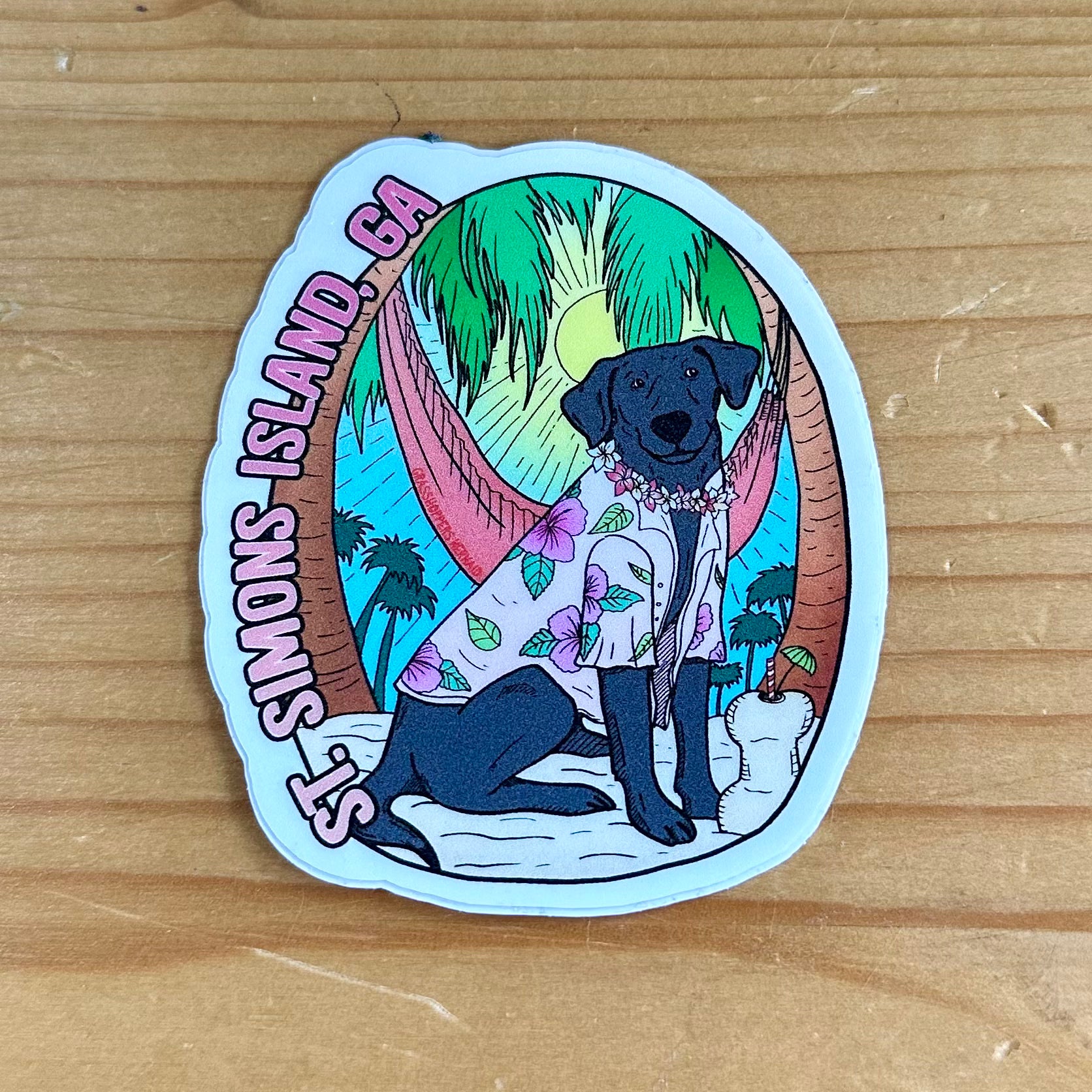 Golden Isles Stickers