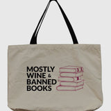 Wine and Banned Books Tote