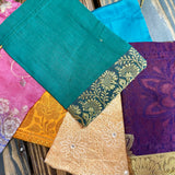 Upcycled Sari Drawstring Gift Bag