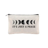 Just A Phase Moon Cycle Zippered Pouch