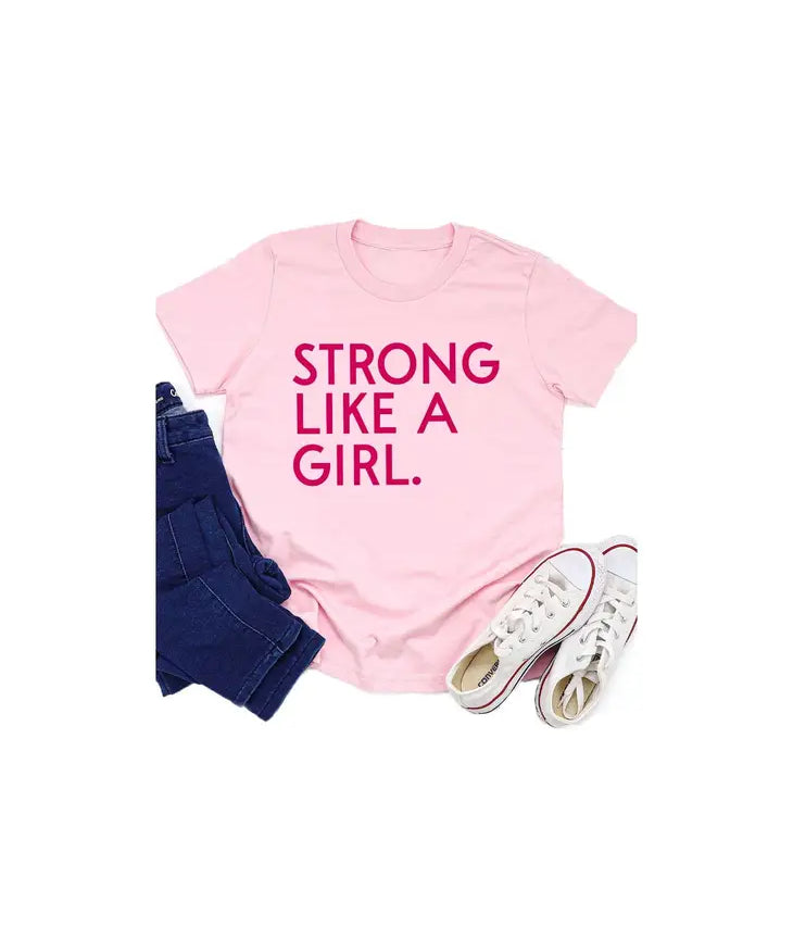 Strong Like a Girl Youth Tee