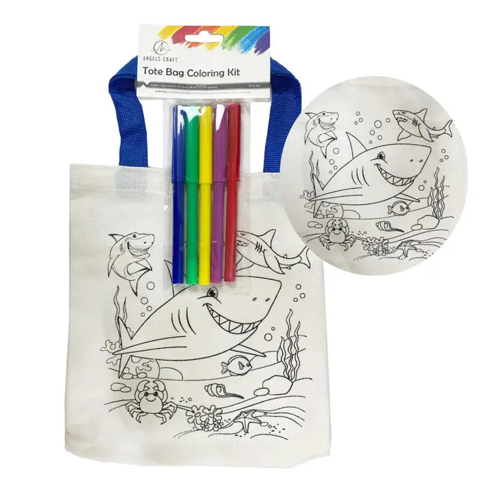 Nautical Tote Bag Coloring Kit