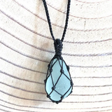 Fishnet Sea Glass Necklace