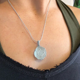 Fishnet Sea Glass Necklace
